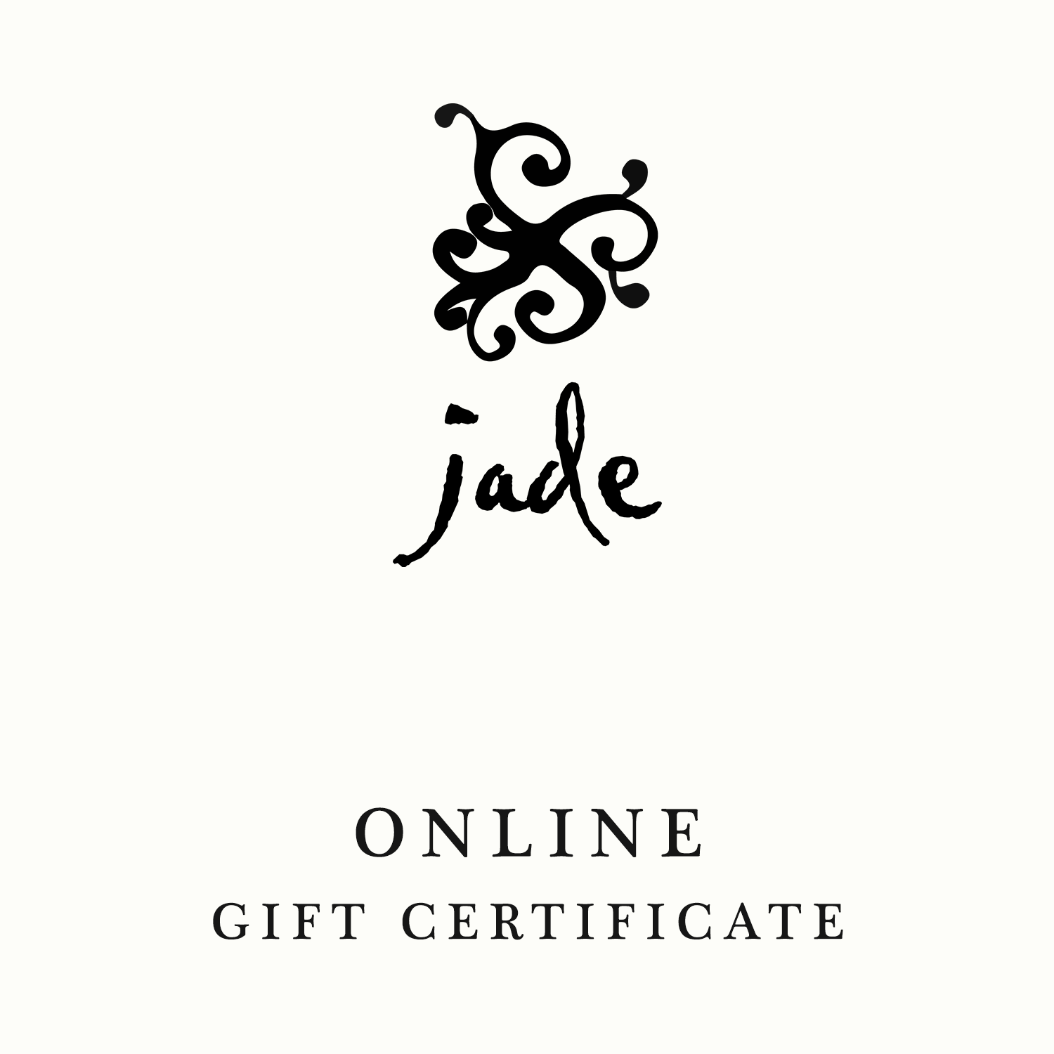 Online Gift Certificate Jade